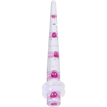 6G Clear Acrylic Glitter Purple Skull Confetti Taper