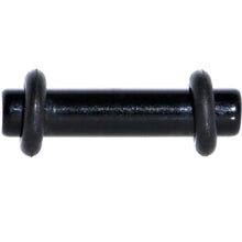10G Ebony Black Acrylic Plug