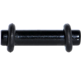 10G Ebony Black Acrylic Plug