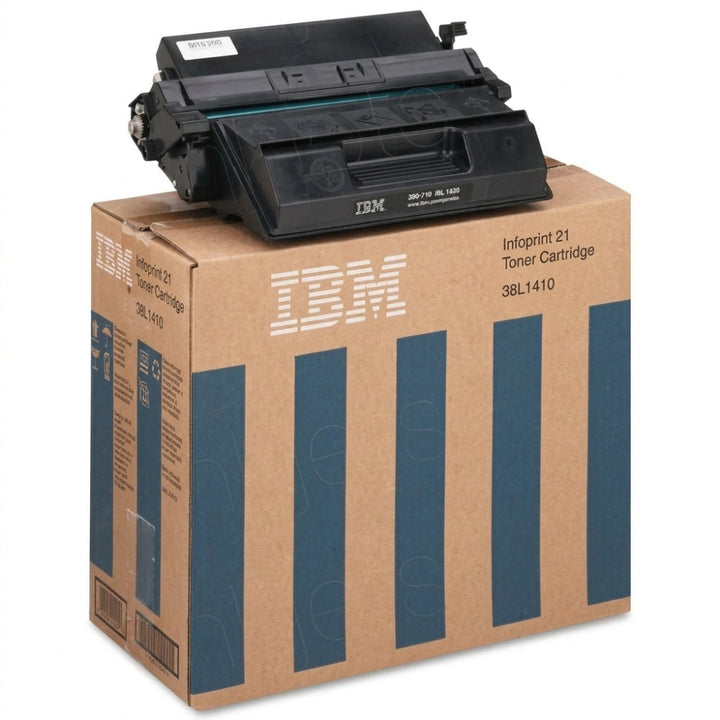 New, Pre-Owned - IBM INFOPRINT21 Standard Yield Black Toner Cartridge, 38L1410