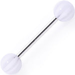 Acrylic Arctic Blast Beach Ball Barbell Tongue Ring