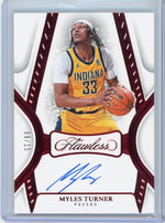 2024-25 Panini Flawless Flawless Autographs Ruby Myles Turner #/15 Auto #FA-MTP