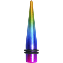 00G Acrylic Electric Rainbow Straight Taper