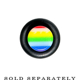4G Acrylic Retro Rainbow Straight Taper