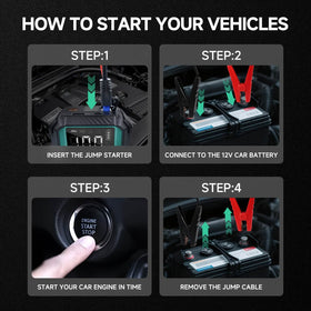 7-in-1 Emergency Car Power Supply Starter & Air Pump