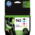 New, Pre-Owned - HP 962 Black, Cyan, Magenta, Yellow Ink Cartridge-4 Pack