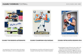 2022 Panini Clearly Donruss Football Hobby Box