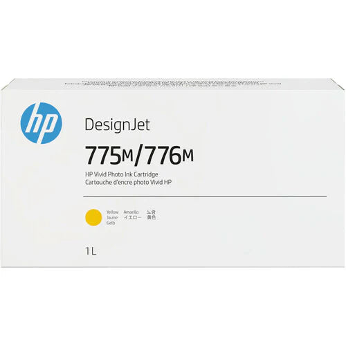 New, Pre-Owned - HP 775M/776M Yellow DesignJet Ink Cartridge, 3WW83A