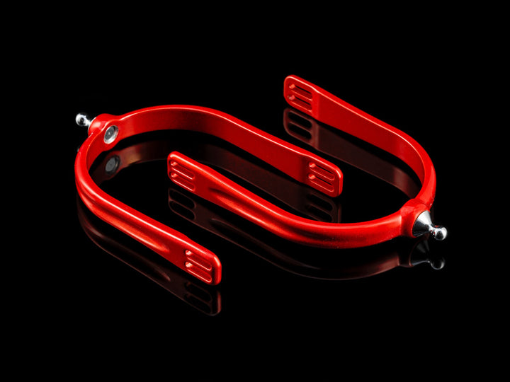 American Equus Quik-X Interchangeable English Spurs Illusion Red