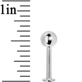 14G 3/8 Stainless Steel Labret with 5mm Ball