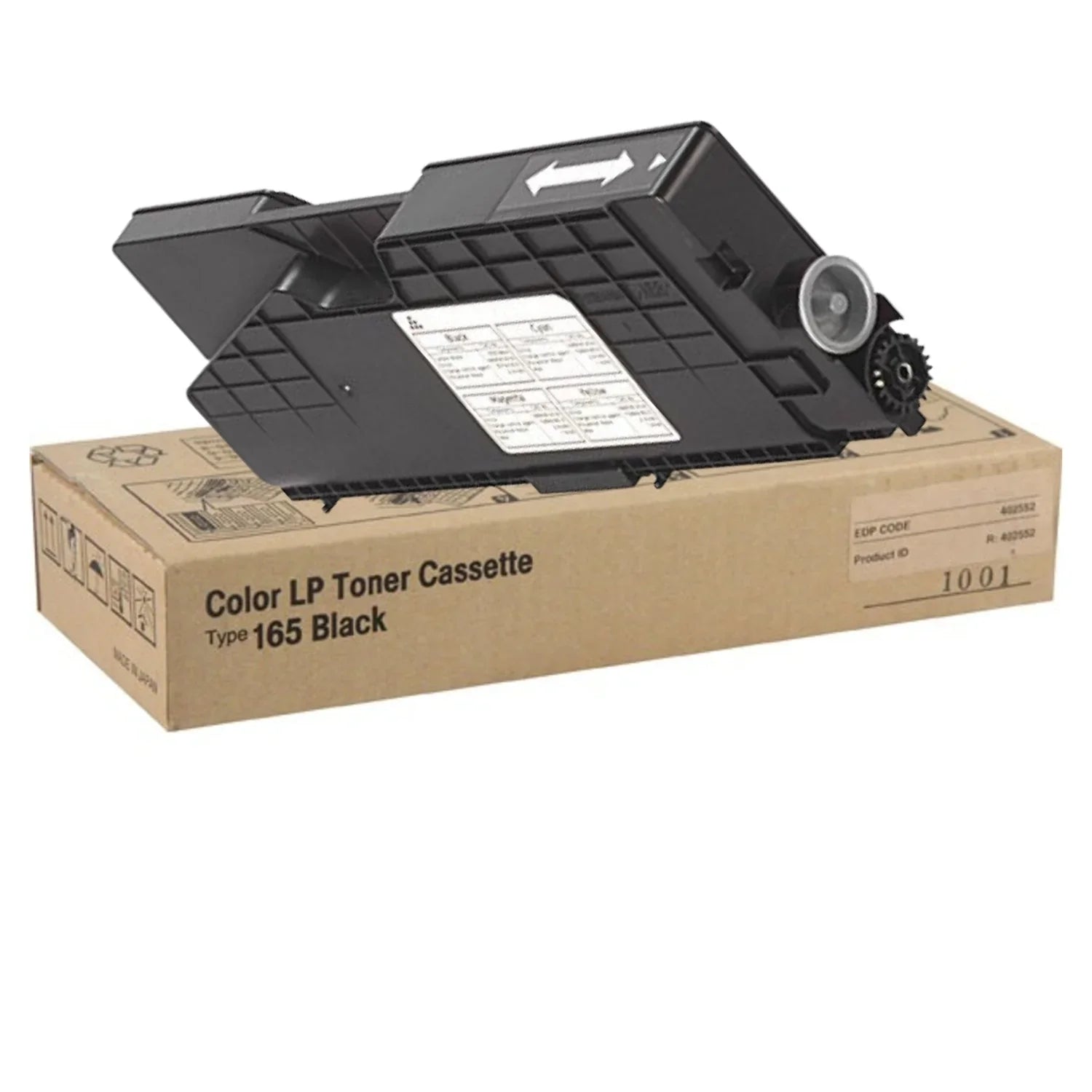 New, Pre-Owned - Ricoh TYPE 165  High Yield Black Toner Cartridge, 402552