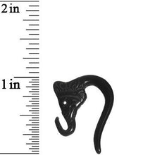 8G Black Acrylic Lucky Elephant Hanger Plug Set