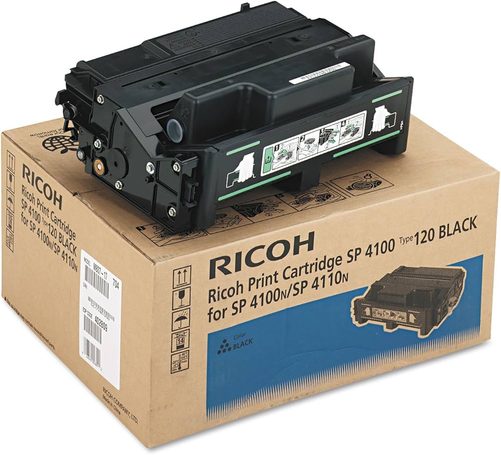 New, Pre-Owned - Ricoh SP 4100 TYPE 120 High Yield Black Toner Cartridge, 406997
