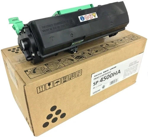 New, Pre-Owned - Ricoh (SP 4500HA) Extra High Yield Black Laser Toner Cartridge, 407316