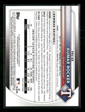 2025 Bowman Rookies and Veterans Autographs Blue Kumar Rocker #/150 Auto #PRV-KR