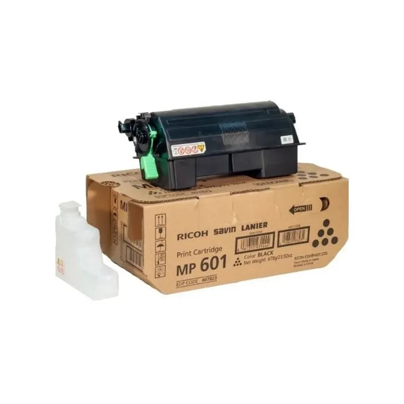 New, Pre-Owned - Ricoh MP 601 High Yield Black Toner Cartridge, 407823