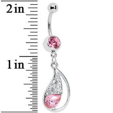 Pink Paisley Passion Belly Ring