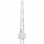 8G Clear Acrylic Glitter Cherry Confetti Taper