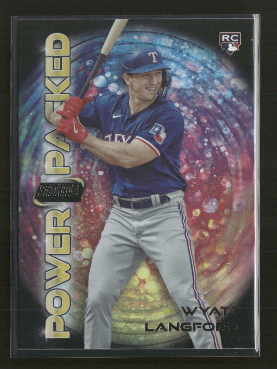 2024 Stadium Club Power Packed Black Wyatt Langford #/99 #PP-29