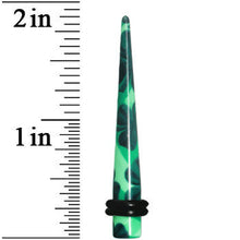 2G Green Acrylic Four Leaf Clover Field Taper