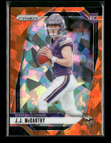 2024 Panini Prizm Orange Ice J.J. McCarthy Rookie #400