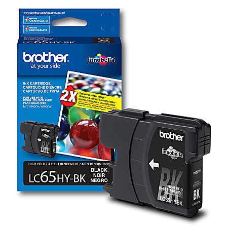 New, Pre-Owned - Brother LC65 Black Ink Cartridge