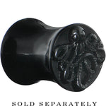 0G Black Acrylic Octopus Plug