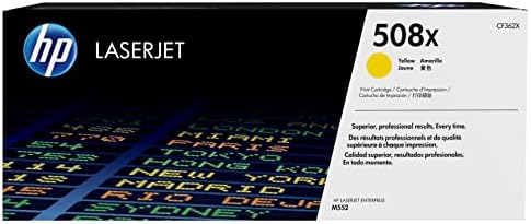 New, Pre-Owned - HP 508X High Yield Yellow LaserJet Toner Cartridge, CF362X