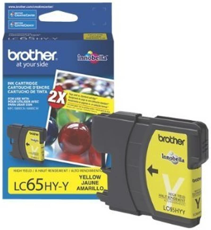 New, Pre-Owned - Brother LC65 Yellow Ink Cartridge