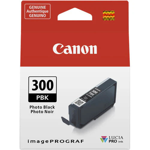 New, Pre-Owned - Canon PFI-300 Standard Yield Photo Black Ink Cartridge, 4193C002