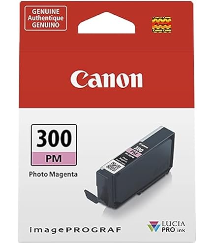 New, Pre-Owned - Canon PFI-300 Standard Yield Photo Magenta Ink Cartridge, 4195C002