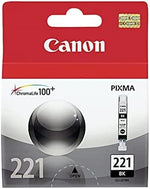 New, Pre-Owned - Canon CLI-221 Black Ink Cartridge