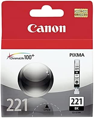 New, Pre-Owned - Canon CLI-221 Black Ink Cartridge
