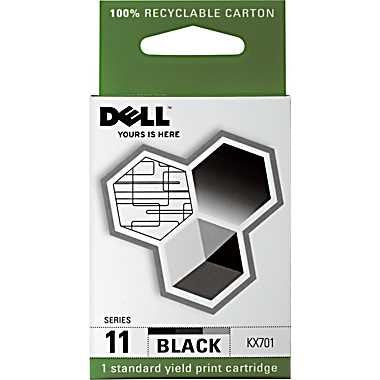 New, Pre-Owned - Dell Series 11 Black Ink Cartridge