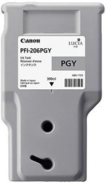 New, Pre-Owned - Canon PFI-206 300mL Photo Gray Ink Cartridge