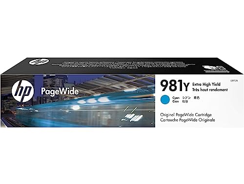 New, Pre-Owned - HP 981Y (L0R13A) Cyan Extra High Yield  Ink Cartridge