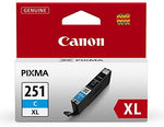 New, Pre-Owned - Canon CLI-251XL Cyan Ink Cartridge