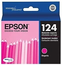 New, Pre-Owned - Epson 124 Magenta Ink Cartridge