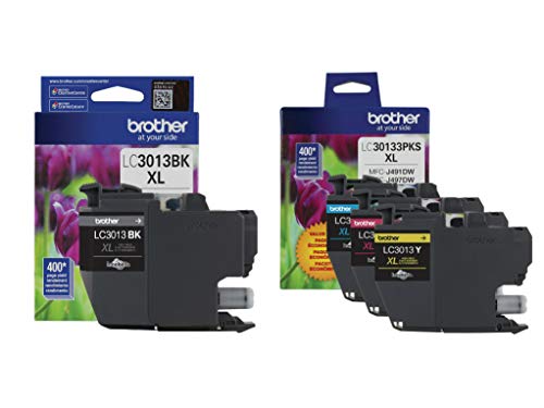 New, Pre-Owned - Brother LC3013XL Black, Cyan, Magenta and Yellow Ink Cartridge