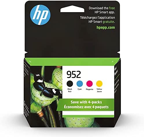 New, Pre-Owned -HP 952 Black, Cyan, Magenta, Yellow Ink Cartridge