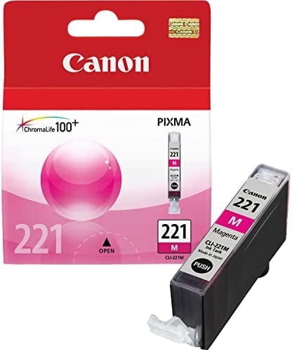 New, Pre-Owned - Canon CLI-221 Magenta Ink Cartridge
