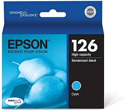 New, Pre-Owned - Epson T126220 High-Yield Ink Cartridge - Cyan