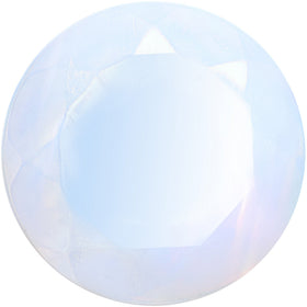 5/8 Opalite Semi Precious Stone Faceted Double Flare Plug