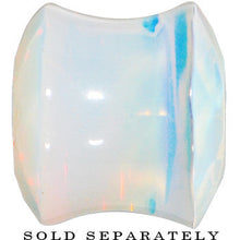 2G Opalite Semi Precious Stone Faceted Double Flare Plug
