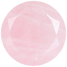 1/2 Rose Quartz Natural Stone Faceted Saddle Plug Set