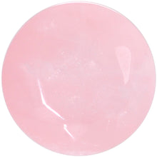 0G Rose Flower Quartz Semi Precious Stone Faceted Double Flare Plug Set