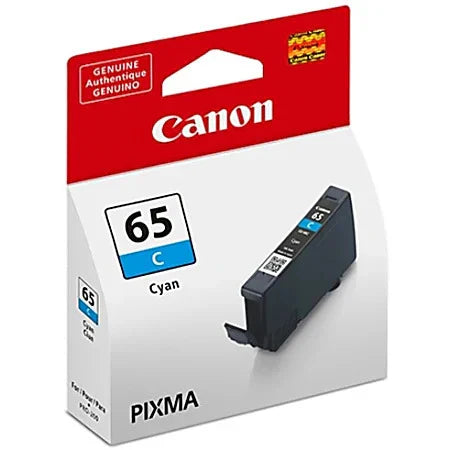 New, Pre-Owned - Canon CLI-65 Standard Yield Cyan Ink Cartridge, 4216C002