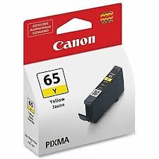 New, Pre-Owned - Canon CLI-65 Standard Yield Yellow Ink Cartridge, 4218C002