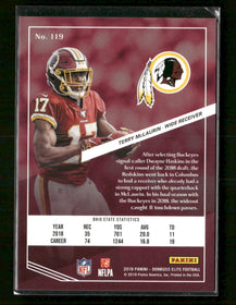 2019 Donruss Elite Purple Terry McLaurin Rookie #/99 #119