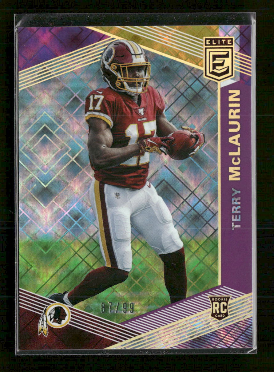 2019 Donruss Elite Purple Terry McLaurin Rookie #/99 #119